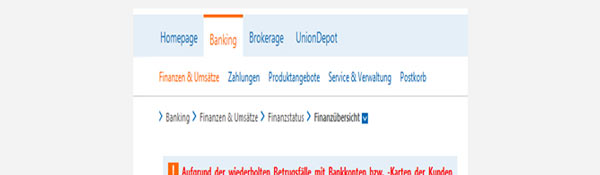 Phishing-Warnung Demo-Überweisung Phishing-Warnung Demo-Überweisung